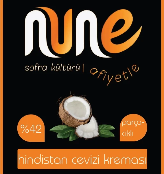 nune hindistan cevizi kreması etiketi