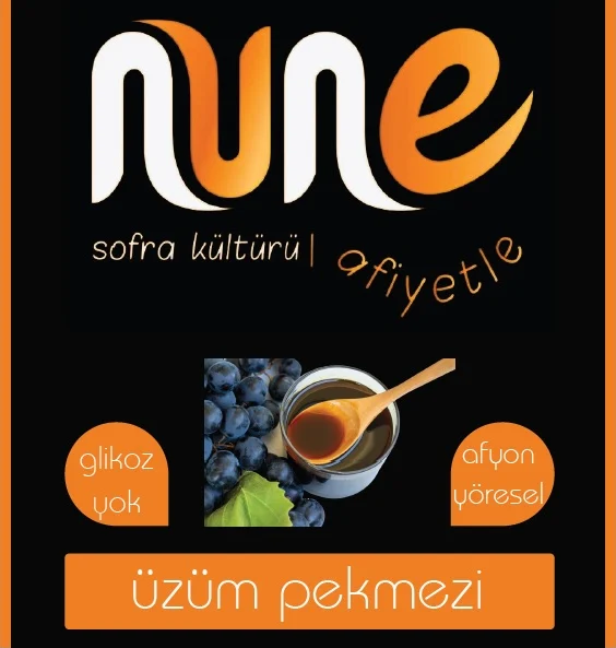 nune üzüm pekmezi etiketi