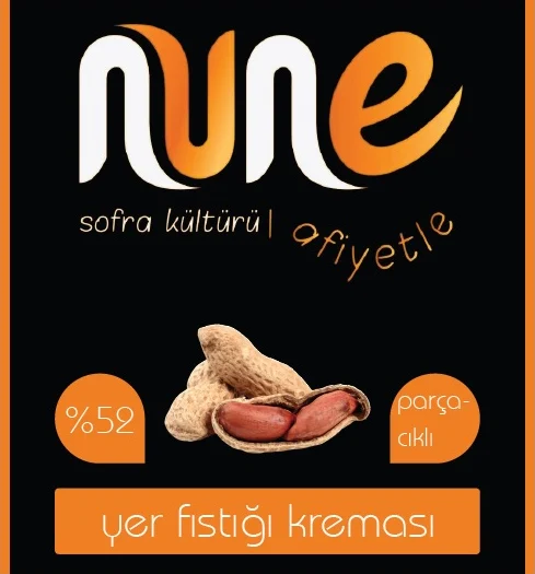 nune yer fıstığı kreması etiketi